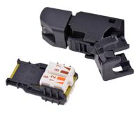 j00026a3003 Telegartner UFP8 Series Male RJ45 Connector, Cable Mount, Cat6a Straight 8P8C -Way