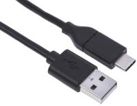 186-3055 RS PRO USB 2.0, Male USB A to Male USB C, 2m