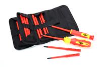275-4082 RS PRO Phillips, Pozidriv, Slotted, Star Interchangeable Insulated Screwdriver Set, 17-Piece