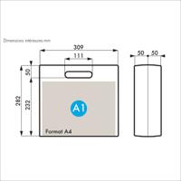 255-4694 Gard Plasticases Rétro Plastic Equipment case, 327 x 294 x 105mm