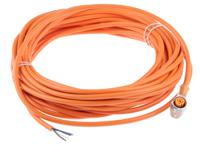 18026-prkwtled-p-4-0710-m Lumberg Automation Female 4 way M12 to Unterminated Free End Sensor Actuator Cable, 10 m