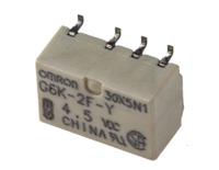 g6k-2f-y-45dc Omron PCB Mount Signal Relay, 4.5V dc Coil, 1A Switching Current, DPDT