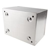 842-8412 RS PRO 304 Stainless Steel Wall Box, IP66, 240 mm x 180 mm x 150mm