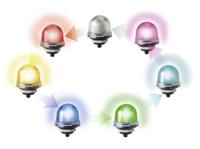 81648055 Werma EM 816 Series Clear Steady Beacon, 24 V dc, Base Mount, LED Bulb, IP65
