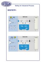 bzg787pplus GEORGIN 1 Channel Double Zener Barrier, ATEX