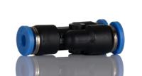 916-0915 RS PRO Y Tube-to-Tube Adaptor, Push In 4 mm to Push In 4 mm, Tube-to-Tube Connection Style