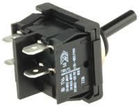 18221101 Marquardt Toggle Switch, Panel Mount, On-Off, DPST, Tab Terminal
