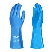skg00072dh Skytec CH601 Blue Unlined Nitrile Glove, Nitrile, Polyvinyl Chloride Coating