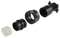 kptc6f14-12p-f-ma ITT Cannon Circular Connector, 12 Contacts, Cable, Miniature Connector, Plug, Male, IP67, KPTC Series