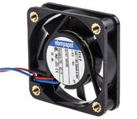 414f-rs0 ebm-papst 400 F Series Axial Fan, 24 V dc, DC Operation, 8m³/h, 800mW, 40 x 40 x 10mm