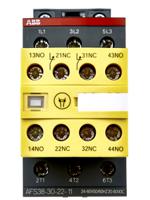 1sbl297082r1122-afs38-30-22-11 ABB Jokab AFS Contactor, 24/60 V ac Coil, 3-Pole, 50 A, 9 kW 24 V, 3 NO, 600V