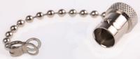 h00000a1943 Telegartner RF Connector Dust Cap for BNC Type Connector Female  Cord Included