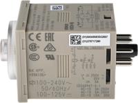 h3cr-f8-100-240vac100-125vdc Omron H3CR Series DIN Rail, Panel Mount Timer Relay, 100 → 240V ac, 2-Contact, 0.05 s → 300 h,