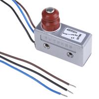 4brsh Saia-Burgess Plunger Micro Switch, Pre-wired Terminal, 15 A @ 250 V ac, SP-CO, IP67