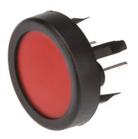 124111047093 Schurter Red Tactile Switch, SPST 125 mA @ 48 V dc