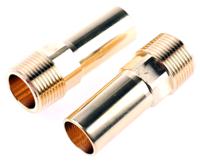 mm052206n JG Speedfit Brass Pipe Fitting, Straight Push Fit Stem Adapter, Male R 3/4in 22mm