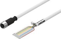 nebm-m12g8-e-10-le8 Festo Cable, NEBM Series, For Use With CMMS-ST Motor Controller