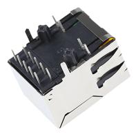 hfj11-1g41e-l12rl Halo Electronics FastJack Series Female RJ45 Connector, UTP Shield Straight 1 Port