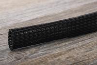 408-205 RS PRO Expandable Braided PET Black Cable Sleeve, 15mm Diameter, 5m Length