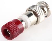 j01008a0625 Telegartner Red, Male Binding Post With Brass contacts and Gold Plated - Socket Size: 4mm