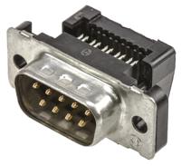 1658613-4 TE Connectivity Amplimite HDF-20 9 Way Right Angle Cable Mount D-sub Connector Plug, 2.76mm Pitch