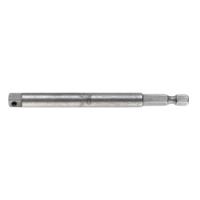 ef6rl Facom Square Bit Holder, 1/4 in Tip, 1/4 in Drive, Square Drive, 100 mm Overall