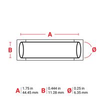 m6-250-175-342-wt Brady Label Printer Ribbon for use with M610, M611, M710 (with media adapter), BMP61, BMP71 (with media adapter)