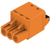 1013690000 Weidmuller, 5.08mm Pitch, BL 5.08, 3 Way, , Pluggable Terminal Block, Plug, Cable Mount, Push In Termination,