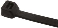 811-1678 RS PRO Cable Tie, 450mm x 8 mm, Black Nylon, Pk-100