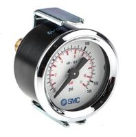 4k8-10p SMC One-Touch Fitting, Male, Threaded, Female Pressure Gauge 50 mm 10 bar