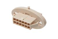 2070170008 Molex, 207017 Female Crimp Connector Housing, 4.2mm Pitch, 8 Way, 2 Row