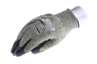 80813090 Ansell ActivArmr Green Kevlar Work Gloves, Size 9, Neoprene Coating