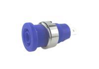 224-7426 RS PRO Blue Female Banana Socket, 4 mm Connector, Tab Termination, 24A, 1000V, Nickel, Tin Plating