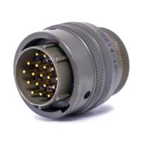pt06e-14-19psr Amphenol Socapex, PT, Copper Alloy 19 Way Cable Mount MIL Spec Circular Connector PlugGreen, Pin Contacts,Shell Size