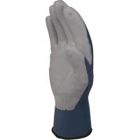 ve702green09 Delta Plus VE702GREEN Blue Polyester Glove, Size 9, Polyurethane Coating