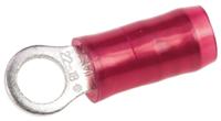 36149 TE Connectivity, PIDG Insulated Ring Terminal, M3.5 Stud Size, 0.26mm² to 1.65mm² Wire Size, Red