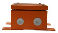 232-0525 RS PRO Orange Steel Junction Box, IP65, 150 x 150 x 100mm