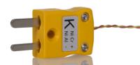 262-3217 RS PRO Type K Thermocouple 1m Length, 1/0.2mm Diameter, -75°C → +250°C
