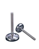 a105040 Nu-Tech Engineering M10 75mm Dia. Stainless Steel Electronics Adjustable Foot, 350kg Static Load Capacity 3.5° Tilt