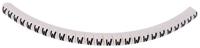 515-03960-hgdc2-5-w-pvc-wh HellermannTyton Helagrip Slide On Cable Markers, Black on White, Pre-printed "W", 2 → 5mm Cable, 515-03960