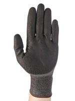 11931100 Ansell 11-931 Black Nitrile Work Gloves, Size 10, Nitrile Coating