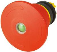 m22-pvt60p Eaton M22 Series, Red Push Button Head, Latching, 22mm Cutout