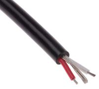 814-0011 RS PRO Type J Thermocouple Cable/Wire, 100m, Screened, PVC Mylar Insulation, +105°C Max, 7/0.2mm