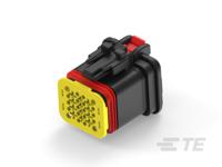 2350890-1 TE Connectivity, NTSEAL Automotive Connector Socket Cable Mount 20 Way, Solder Termination