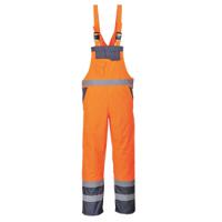 s488onrxxxl Portwest Orange Reusable Hi Vis Overalls, 3XL