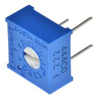 3386f-1-222lf 2.2kΩ, Through Hole Trimmer Potentiometer 0.5W Top Adjust Bourns, 3386