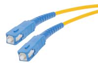 536-8165 RS PRO SC to SC Simplex Single Mode OS1 Fibre Optic Cable, 9/125μm, Yellow, 10m