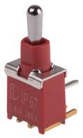 401-674 RS PRO Toggle Switch, PCB Mount, On-Off-On, SPDT, Through Hole Terminal