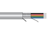5194c-sl005 Alpha Wire 5194 Multicore Cable, 4 Cores, 0.34 mm² 22 AWG, Screened, 100 ft, Grey Polyvinyl Chloride Sheath