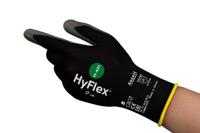 11421110 Ansell 11-421 Black Nylon Nylon Work Gloves, Size 11, Polyurethane Coating
